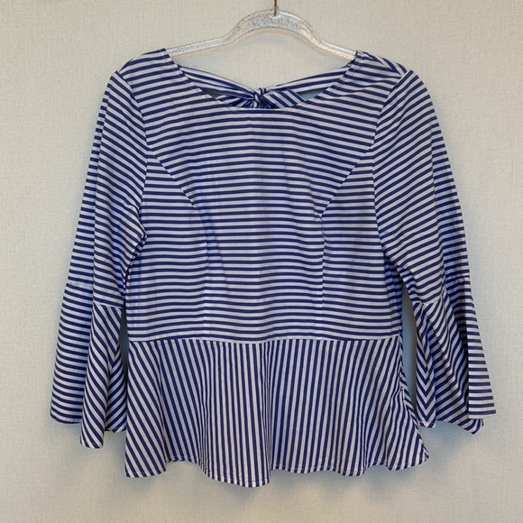 White House Black Market Tops - WHBM Striped Blouse • Sz 12